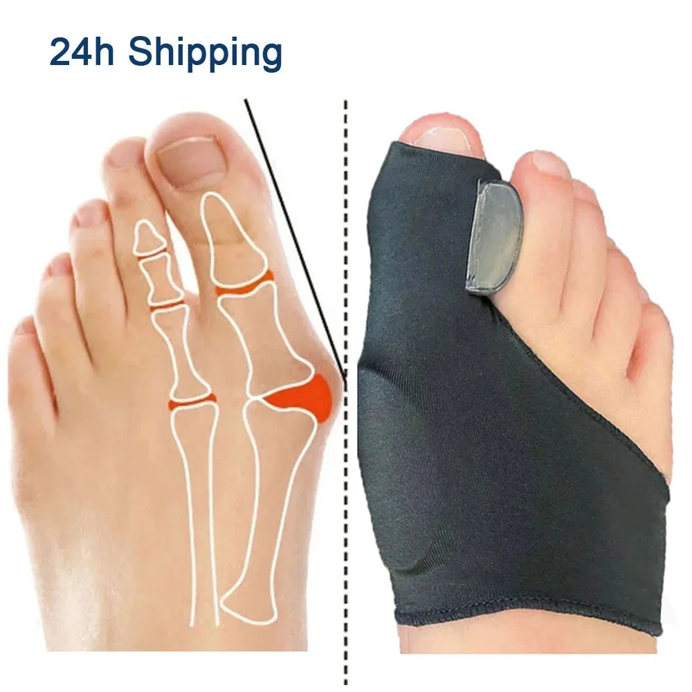 Ankle Brace Sock - Séparateur d'orteils, correcteur d'oignon Hallux Valgus,