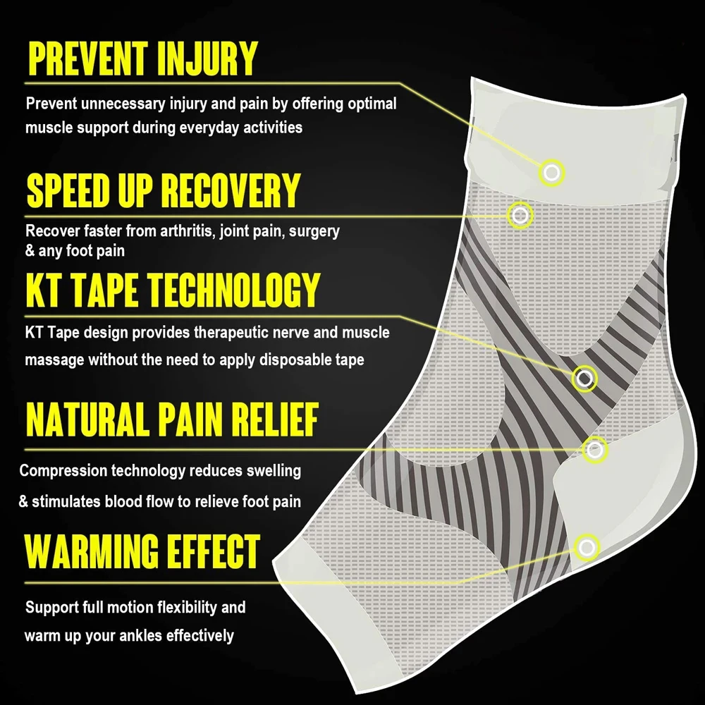 1 Paire de Chaussettes de Comp - Ankle Brace Sock avis et prix